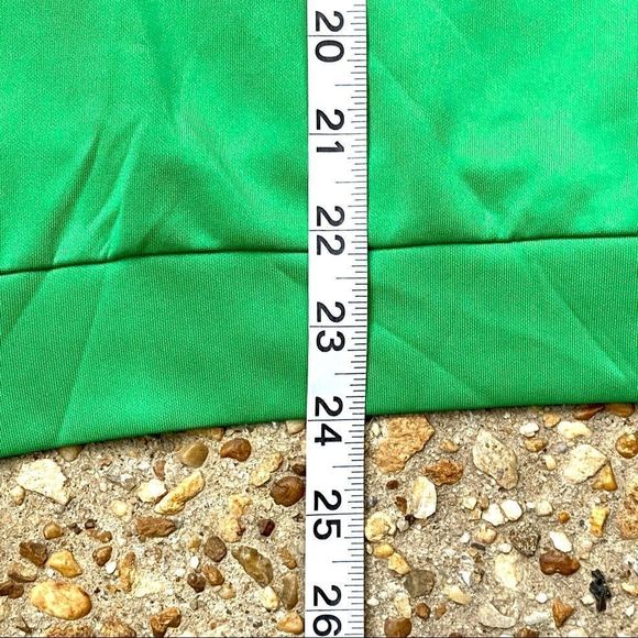 VM MV Retro Tracksuit Rainbow Green Full Zip Jacket Made in USA 3XL - Picture 5 of 10